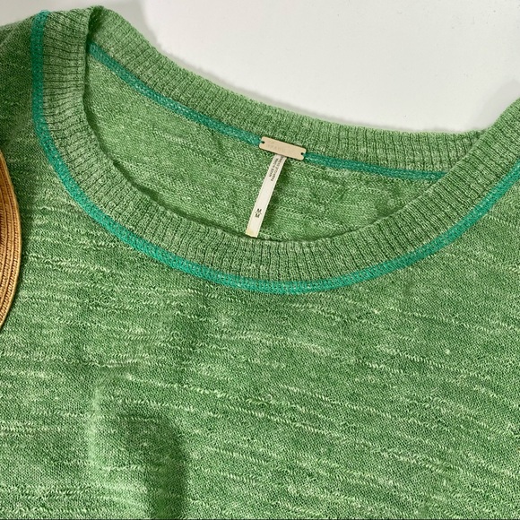 Free People Beach | Green Oversized Sweater - Picture 3 of 9